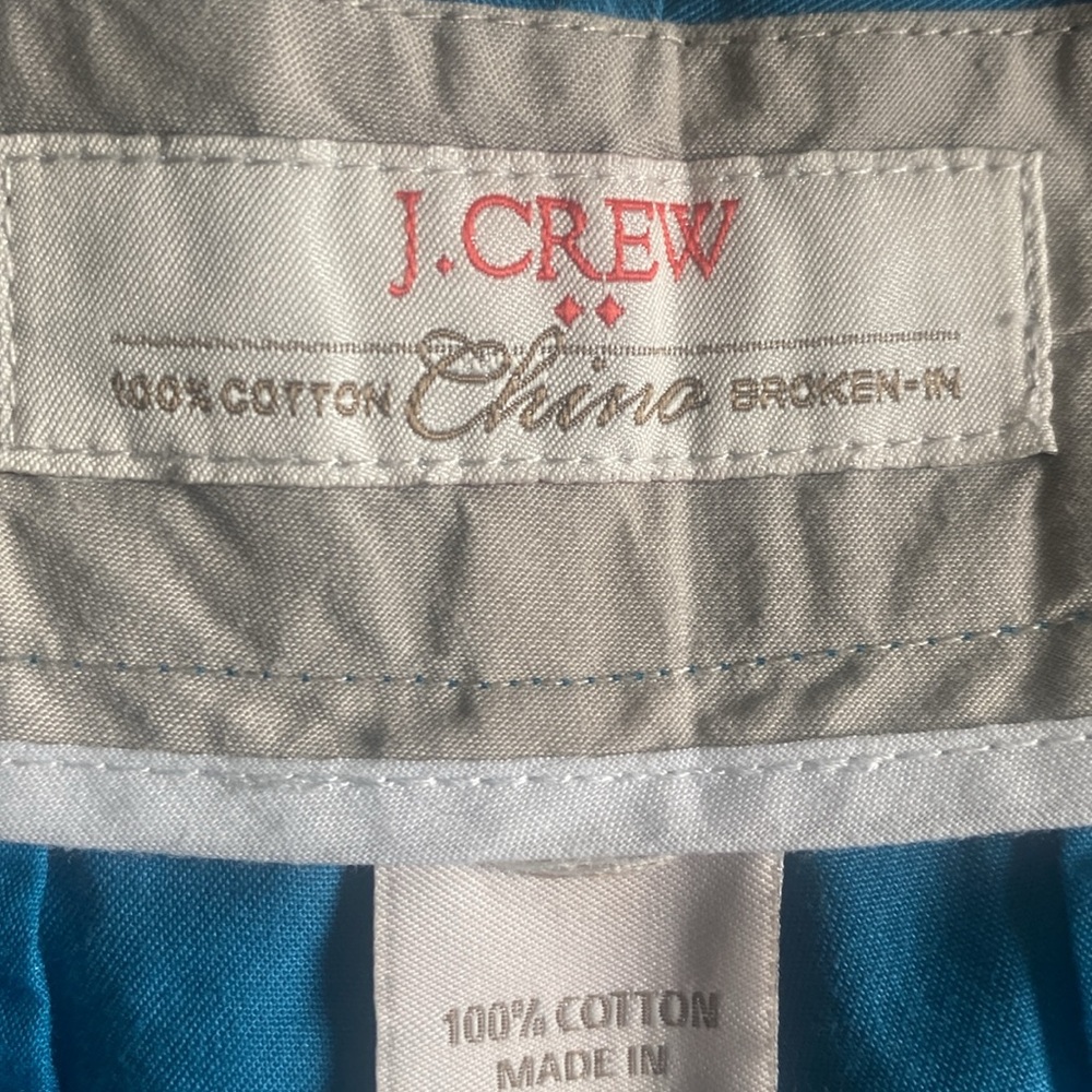 J.Crew Women’s Broken In 5’ Chino Shorts Dark Ocean Blue Size 8. - Picture 2 of 15